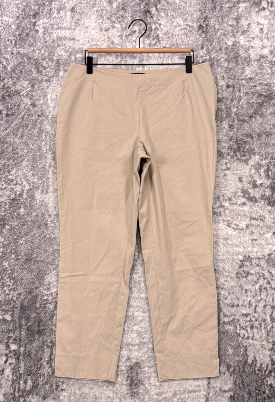 Lafayette 148 Pants 12 Womens Stanton Slim Leg Ankle Trouser
